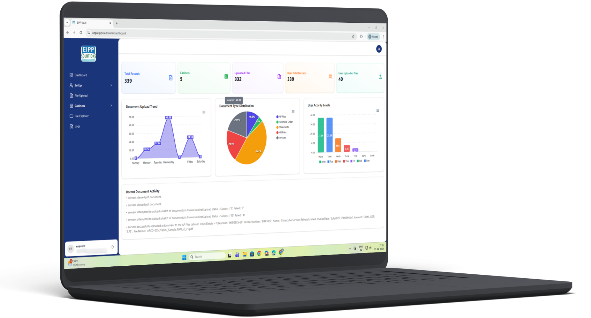 EIPP Vault document management